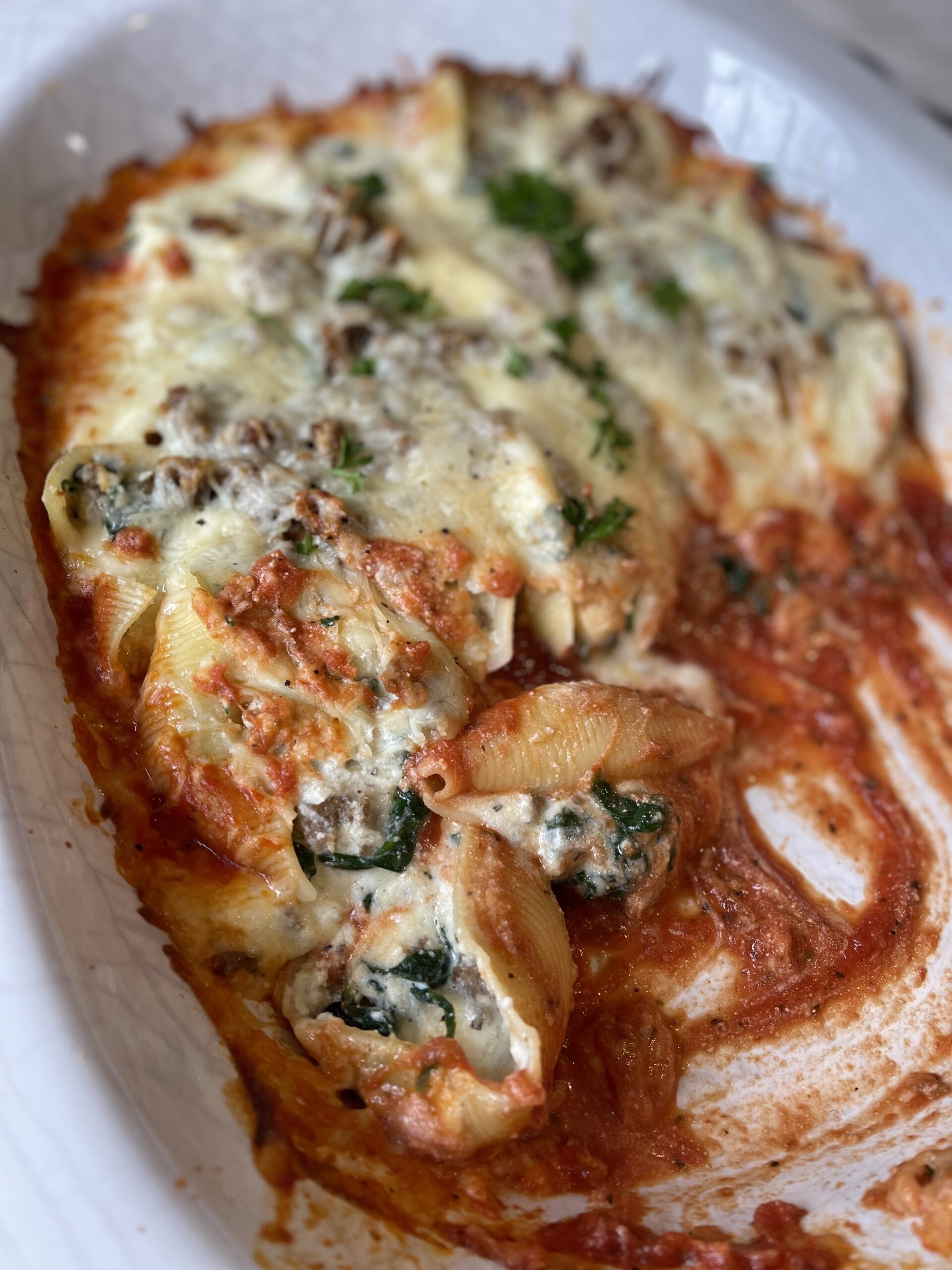 Beef & Ricotta Stuffed Shells-image